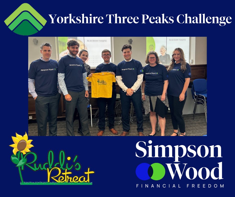 Read more about our team's 3 Peaks Challenge for @Ruddisretreat and their latest training on our blog and please support if you can via our just giving page simpson-wood.co.uk/news/yorkshire… #FinancialFreedom #Huddersfield #Accountants