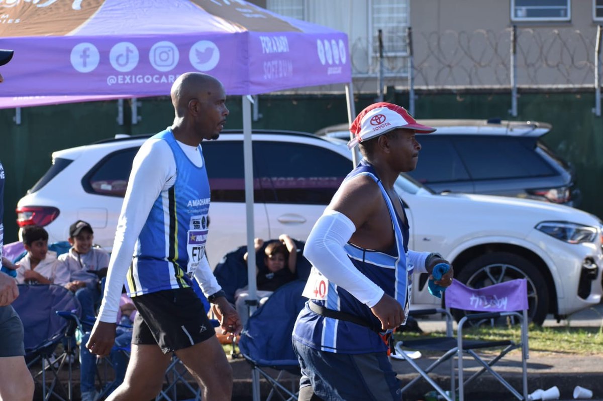 A battle hardened veteran of <a href="/ComradesRace/">ComradesRace</a>, the affable Dr Sotsaka. Congratulations 👏🏾 #ThisIsIt #Ziyasha #SebenzaQhawe