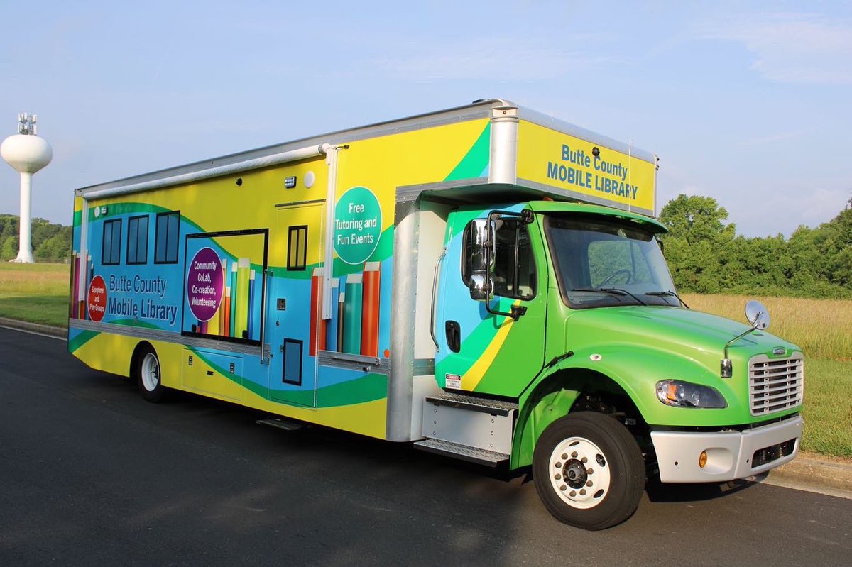 techopssv's tweet image. California here we come!! Check out our gorgeous M2 Freightliner headed to Butte County Library. With plenty of seating options, workspaces, and shelving this bookmobile is truly a library on wheels! We cannot wait to see this bookmobile serve Butte County for years to come!