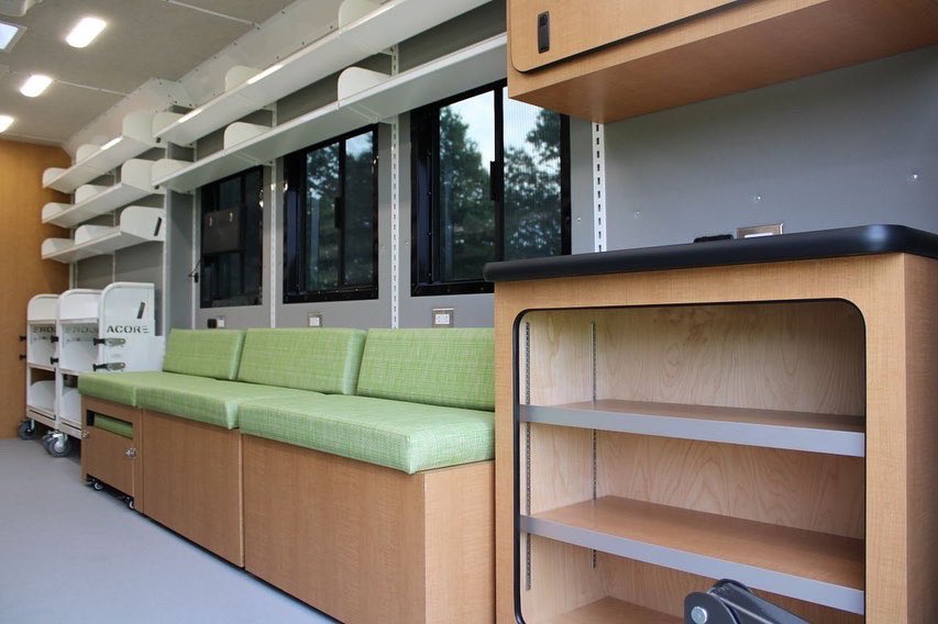 techopssv's tweet image. California here we come!! Check out our gorgeous M2 Freightliner headed to Butte County Library. With plenty of seating options, workspaces, and shelving this bookmobile is truly a library on wheels! We cannot wait to see this bookmobile serve Butte County for years to come!