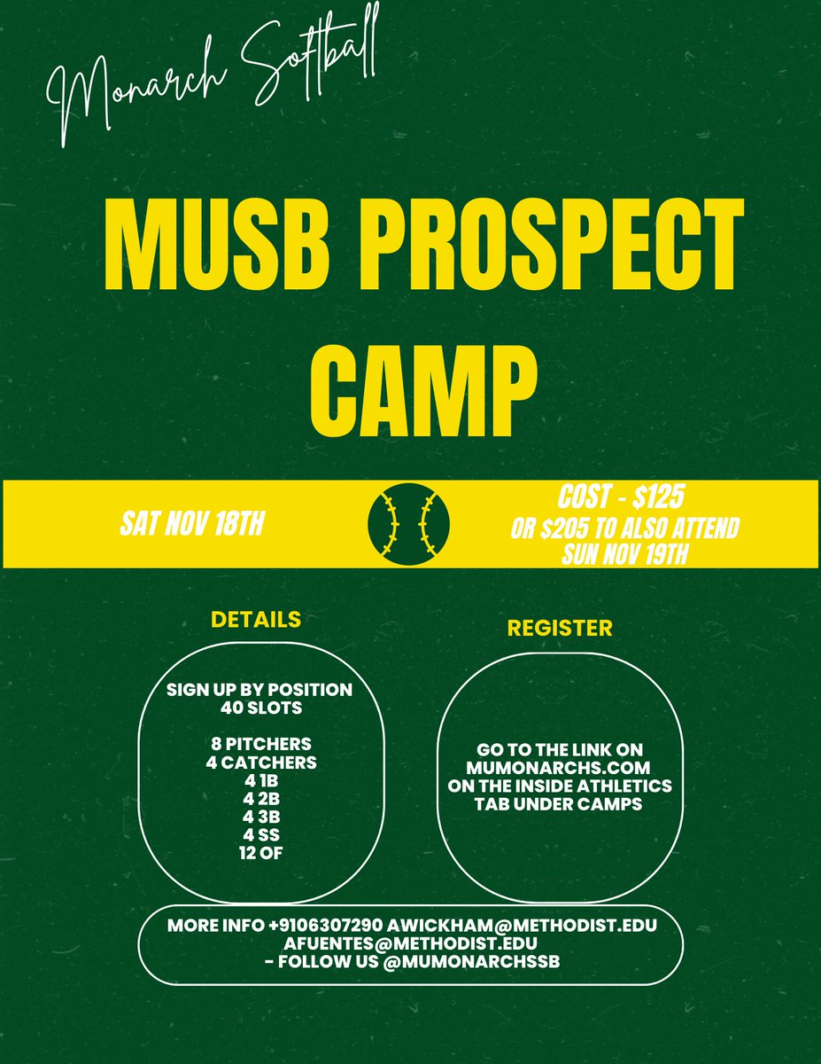 📣24s, 25s, 26s, 27s!! Mark your calendars for Nov 18th. campscui.active.com/orgs/Methodist…