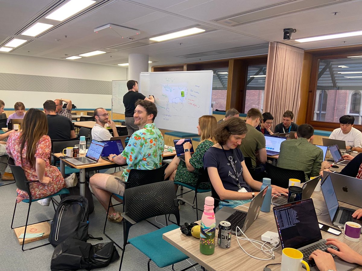 Our team are working together this week for our annual #HackWeek! 🎉🧑‍💻 We'll be taking a break from our usual work to collaborate on fun software and data science projects proposed by the group 🚀 Stay tuned throughout the week to hear about our creations! 💡