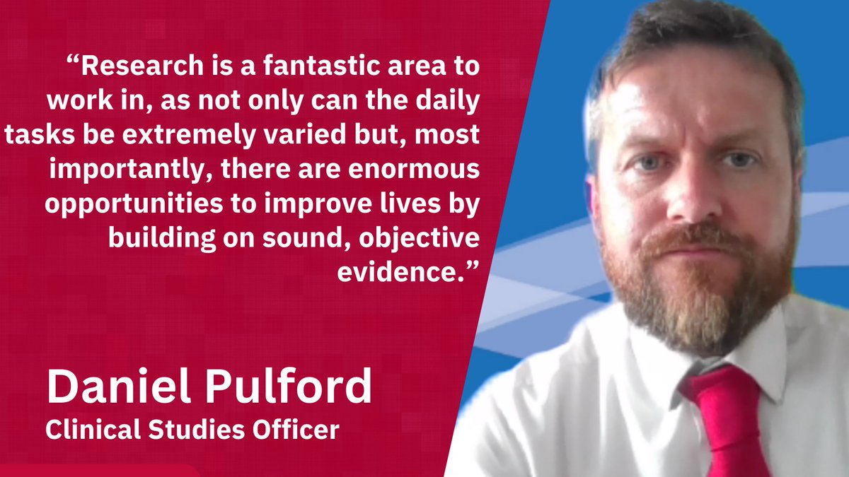 LSCFTResearch's tweet image. Meet Dan! 
One of our Clinical Studies Officer in the R&amp;amp;D team 😀
Here is Dan sharing his thoughts on research for #Red4Research - as he sports a red tie! 

#GetTheResearchBug
#NHS74