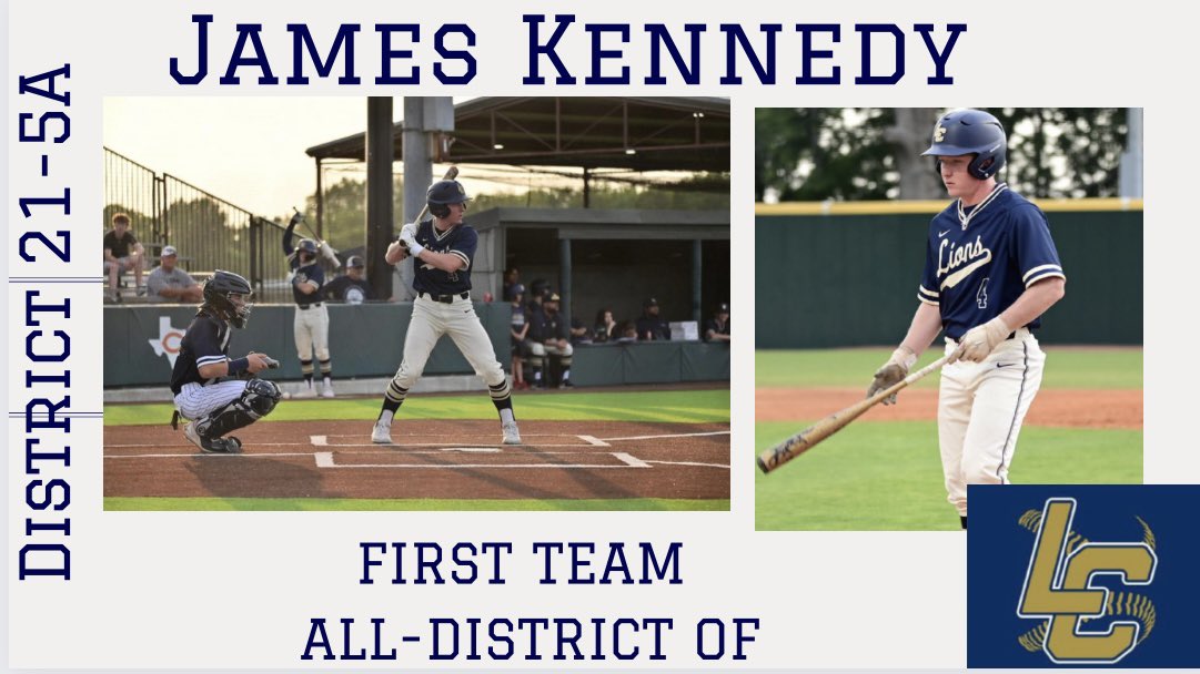 Lake Creek Baseball (@lakecreekball) on Twitter photo Congratulations to James Kennedy on being unanimously named 1st Team All-District OF for district 21-5A! <a href="/Jameskennnedyy/">James Kennedy</a> Congratulations to James Kennedy on being unanimously named 1st Team All-District OF for district 21-5A! <a href="/Jameskennnedyy/">James Kennedy</a>