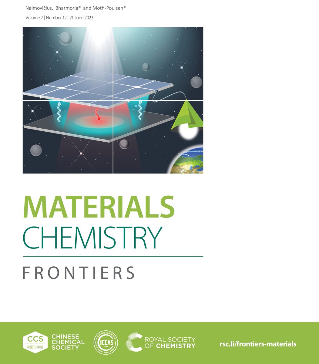 Dr. Pankaj Bharmoria (@twikpank) on Twitter photo Our Review articles on "Triplet–triplet annihilation mediated photon up conversion solar energy systems" is now highlighted at the INSIDE COVER of the Journal.
pubs.rsc.org/en/content/art…
#PhotonUpconversion
<a href="/icmabCSIC/">icmabCSIC</a> <a href="/KMothPoulsen/">Kasper Moth-Poulsen</a> <a href="/NaimoviciusL/">Lukas Naimovičius</a> <a href="/DAmabilino/">David Amabilino</a> <a href="/BecariosFLC/">Becas Fundación "la Caixa"</a> Our Review articles on "Triplet–triplet annihilation mediated photon up conversion solar energy systems" is now highlighted at the INSIDE COVER of the Journal.
pubs.rsc.org/en/content/art…
#PhotonUpconversion
<a href="/icmabCSIC/">icmabCSIC</a> <a href="/KMothPoulsen/">Kasper Moth-Poulsen</a> <a href="/NaimoviciusL/">Lukas Naimovičius</a> <a href="/DAmabilino/">David Amabilino</a> <a href="/BecariosFLC/">Becas Fundación "la Caixa"</a>