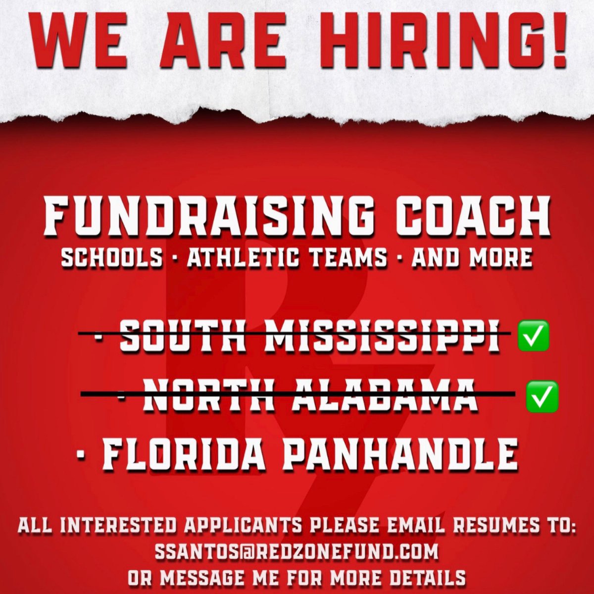 Red Zone Fundraising tweet media