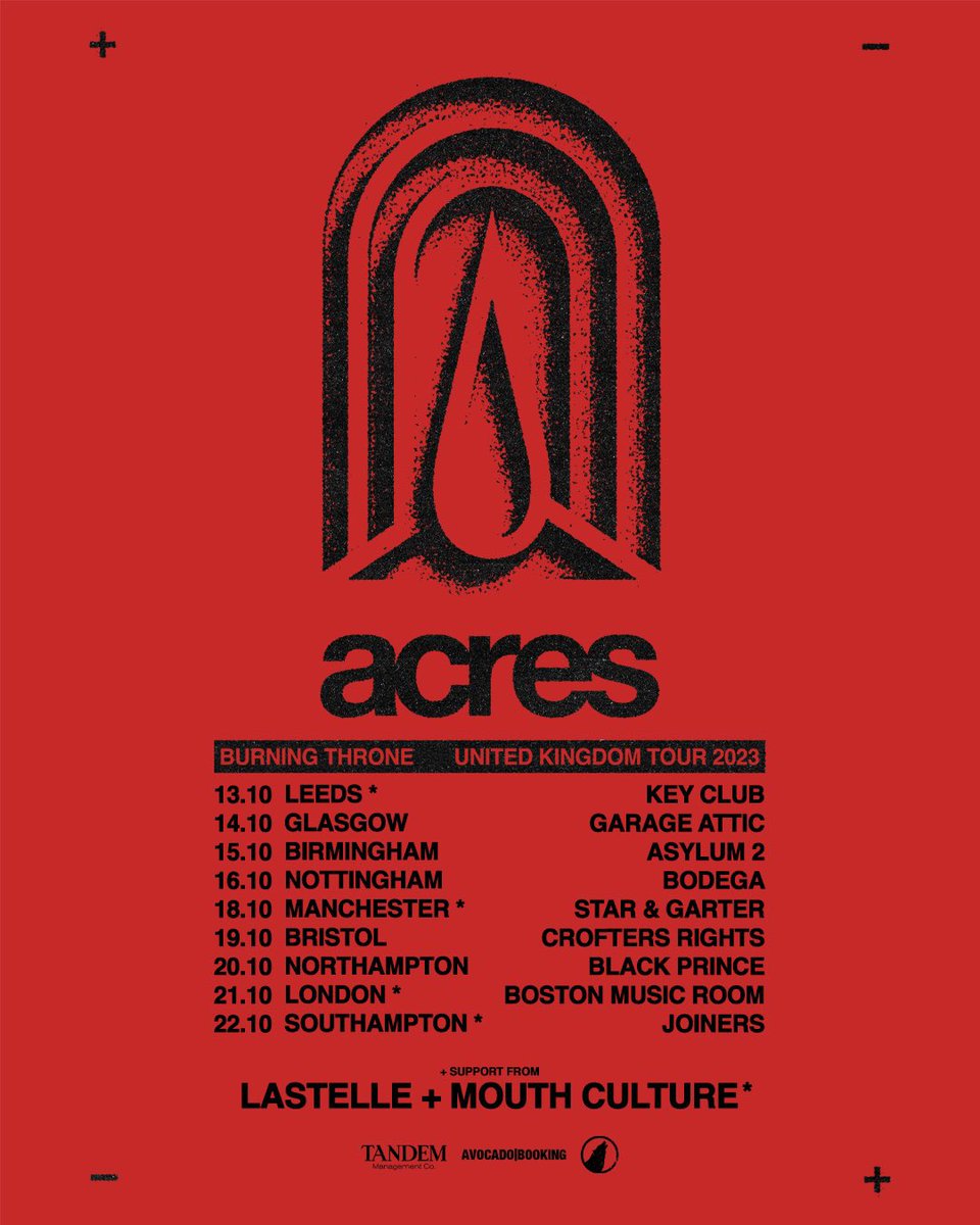 Stoked to have Mouth Culture joining us in Leeds, Manchester, London and Southampton. Get your tickets now at link in bio. 🔥