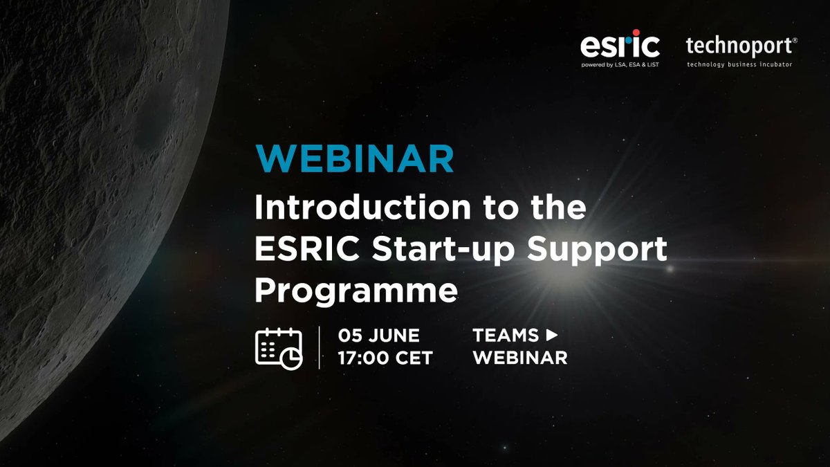 Great opportunity for those innovators working on Space Resource Utilization! You can get your startup supproted through <a href="/ESRIC_lu/">ESRIC</a>. #space #spacegen #resources #mining
buff.ly/45YdbYD