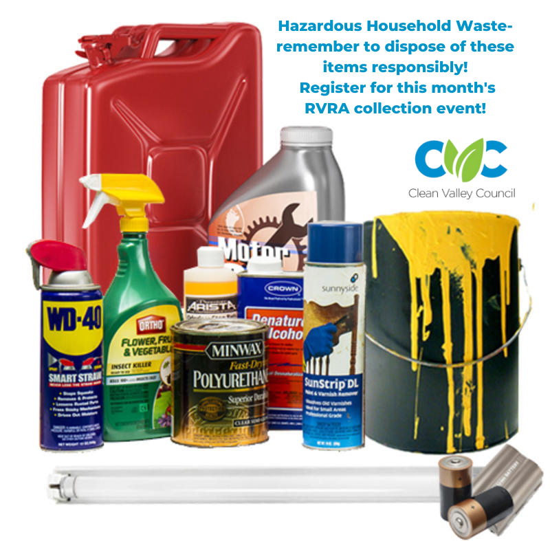CleanValley's tweet image. Roanoke Valley Resource Authority provides FREE Household Hazardous Waste Collection Events for County of Roanoke, City of Roanoke, Town of Vinton and City of Salem residents on the 3rd Saturday of each month. For registration and info, please visit conta.cc/3CmmT9X