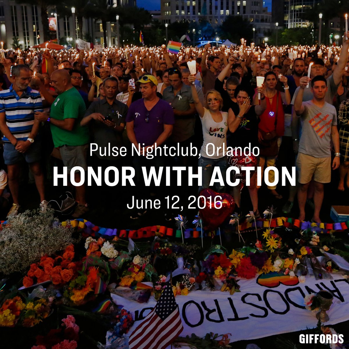 Seven years ago today, 49 people were shot and killed and 53 more were injured at Pulse nightclub in Orlando. In the face of bigoted legislation and hate-fueled violence, we must do more to protect LGBTQ+ people—to prevent the next shooting and so everyone can be who they are.