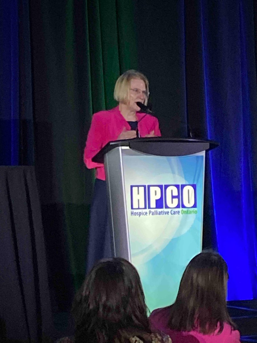 The Honourable <a href="/SylviaJonesMPP/">Sylvia Jones</a> just announced an investment of $147.4 million to support palliative care services across the province.  Thank you <a href="/fordnation/">Doug Ford</a> and Deputy Premier Jones - supporting high-quality hospice palliative care in communities across Ontario! #HPCO2023
