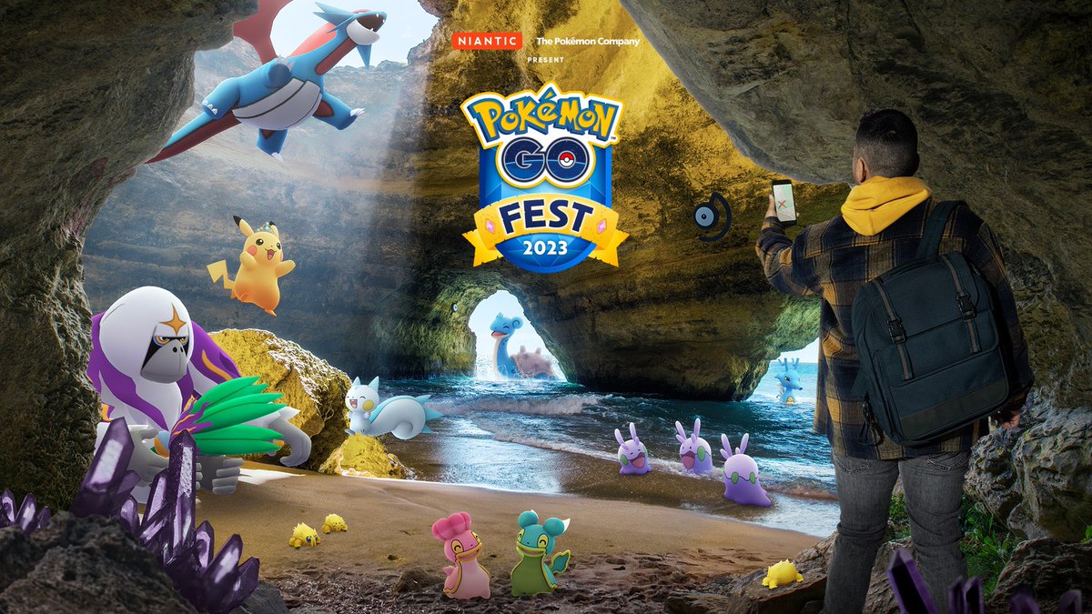 🚨🚨GIVEAWAY ALERT🚨🚨As I promised: I will give another “Pokemon Go Fest 2023: Global Ticket”  to one lucky winner. All you have to is: 
LIKE,
RETWEET 
FOLLOW me.
Winner will be announced on 20/06/2023. 
GOOD LUCK😊🥳
  #PokemonGo #PurpleFeebas  #ポケモンGO #Pokemon