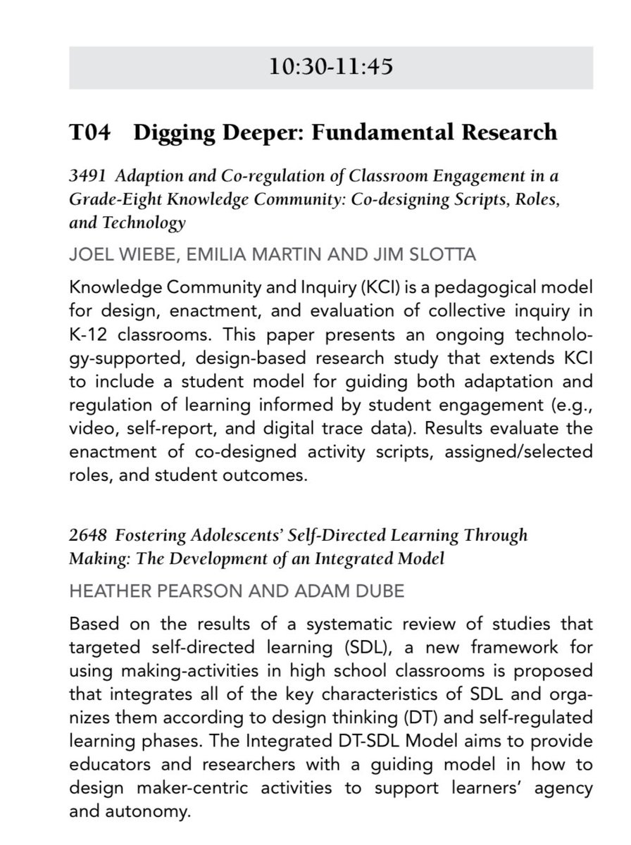 Heather_EdPsyc's tweet photo. @SALTISE I’ll be presenting on enhancing self-directed learning during maker-based activities- Room 420! https://t.co/WPf46lvSky