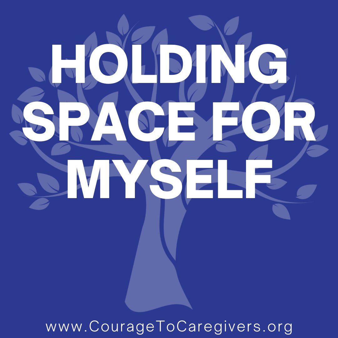 THIS week is devoted to holding space for YOU - as we hold space for our loved ones. Think of it as where you START in your journey of establishing healthy boundaries. 
#caregiversupport #burnoutprevention #empowerment