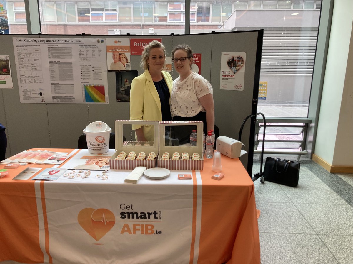 AidyCarragher's tweet image. Great initiative from  @MaterNursing @Irishheart_ie @PreethaSreekum4 and team in MaterPublic today to mark “World Heart Rhythm Week” 
#pulsecheck 
#getsmartaboutafib 
#whrw