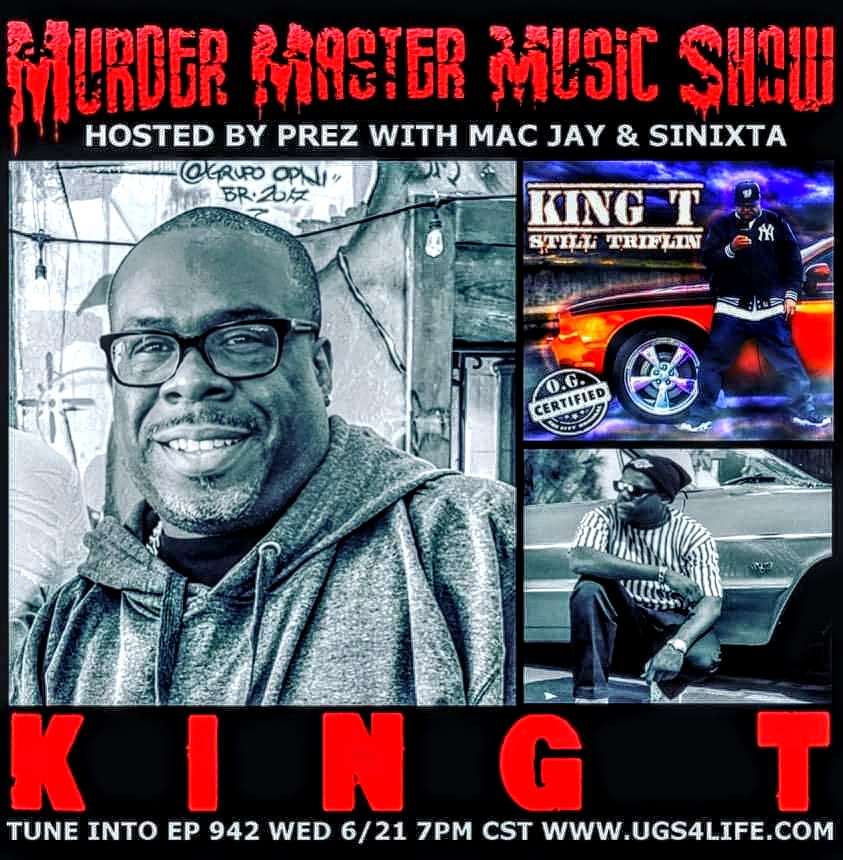 Tune into Ep 942 Wed 6/12 7pm CST 
w/ King T at ugs4life.com 

#kingt #kingtee #compton #triflin #actafool #atyourownrisk #ivlife #likwitcrew #westcoasthiphop #realrap #murdermastermusicshow #rappodcast #hiphopinterviews