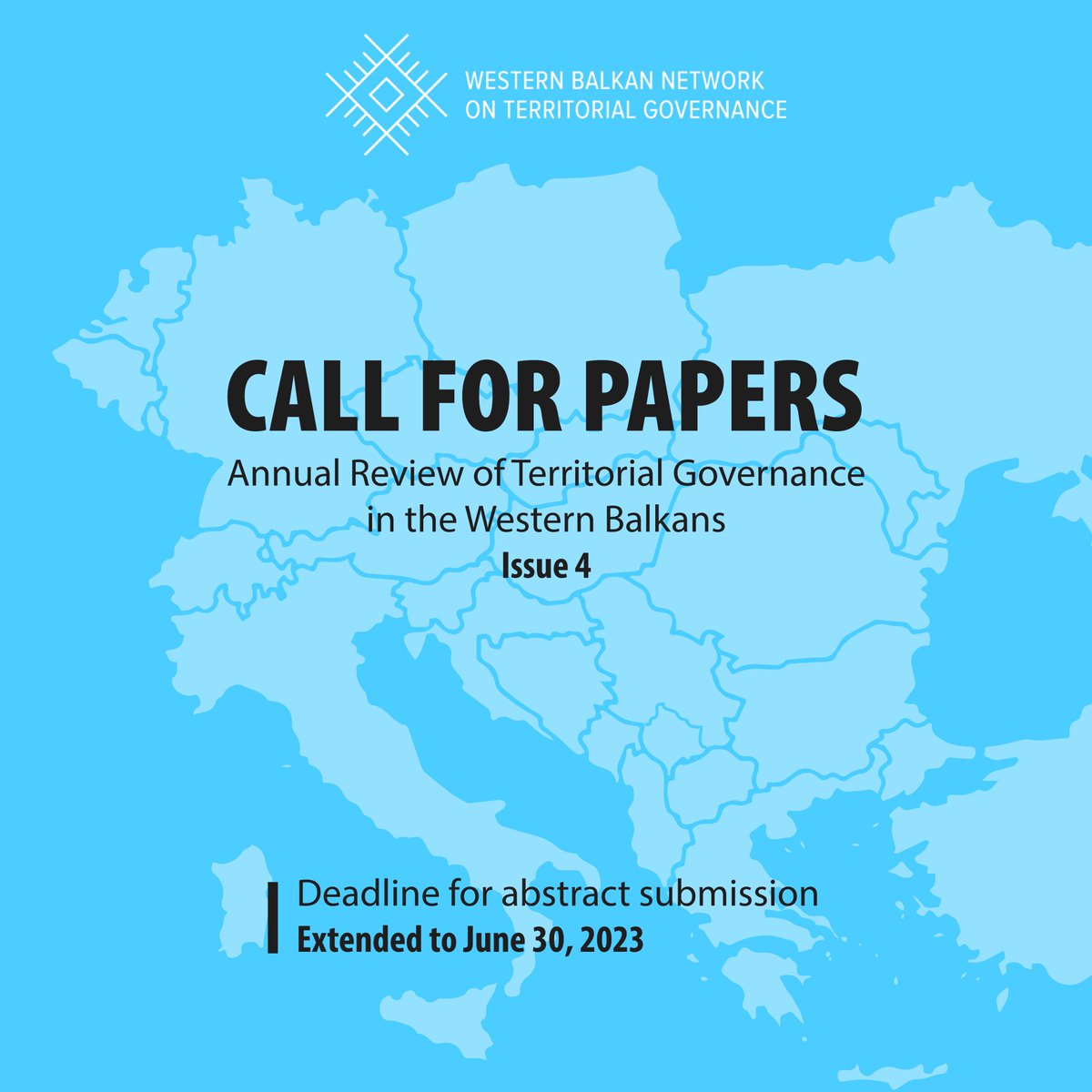co_plan's tweet photo. 📝 The Annual Review of Territorial Governance in the #WesternBalkans has extended the deadline for abstract submissions to June 30th, 2023! 

Learn more about the journal and submission guidelines by visiting: 
🔗 https://t.co/otZuza072C

#TGreview #greencommunity #WBC #Journal https://t.co/HU6gXjZnQG