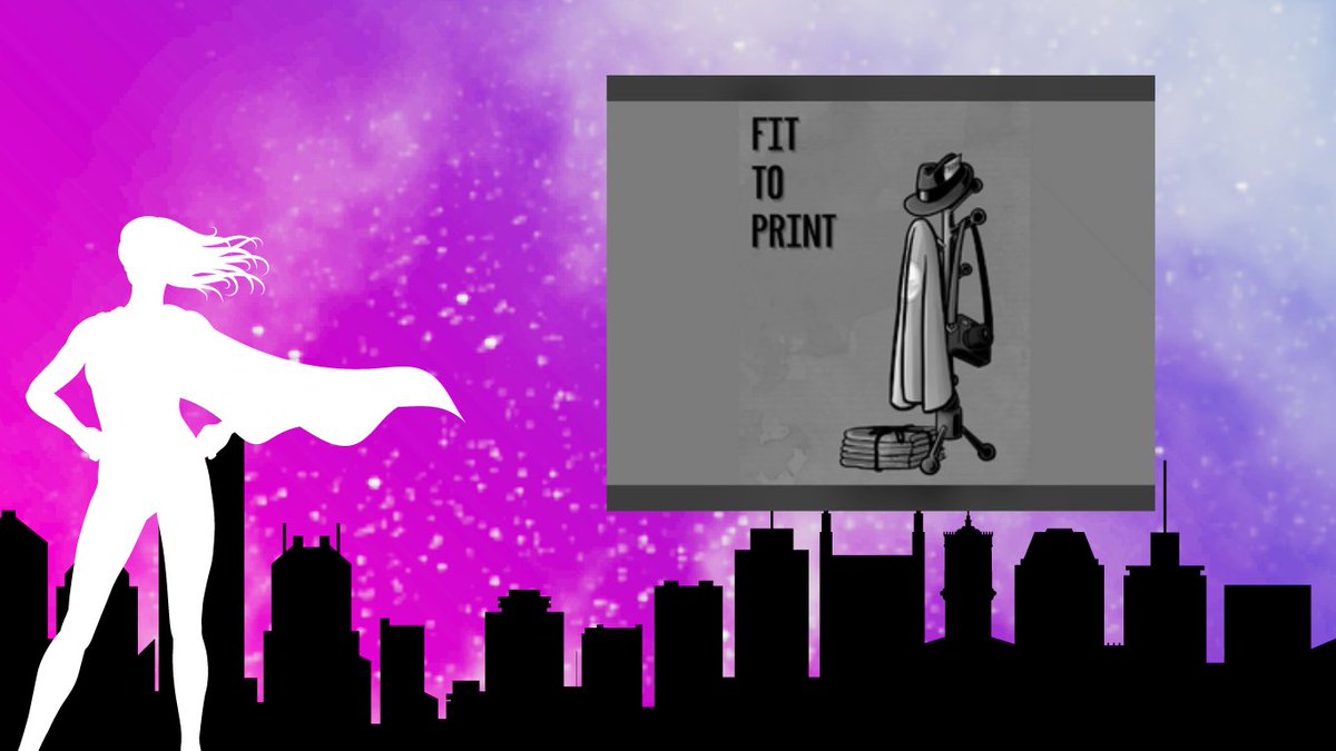 PartyOfOnePod's tweet photo. After that, @VampX13, @CeraphimFalls and I dive into a game of FIT TO PRINT by @RadioAirHyper!

There's never a dull moment in this city--especially with all these superheroes flying around. But SOMEONE's got to be there to tell the story... especially if it means selling papers. https://t.co/aK6oFkZ3UI