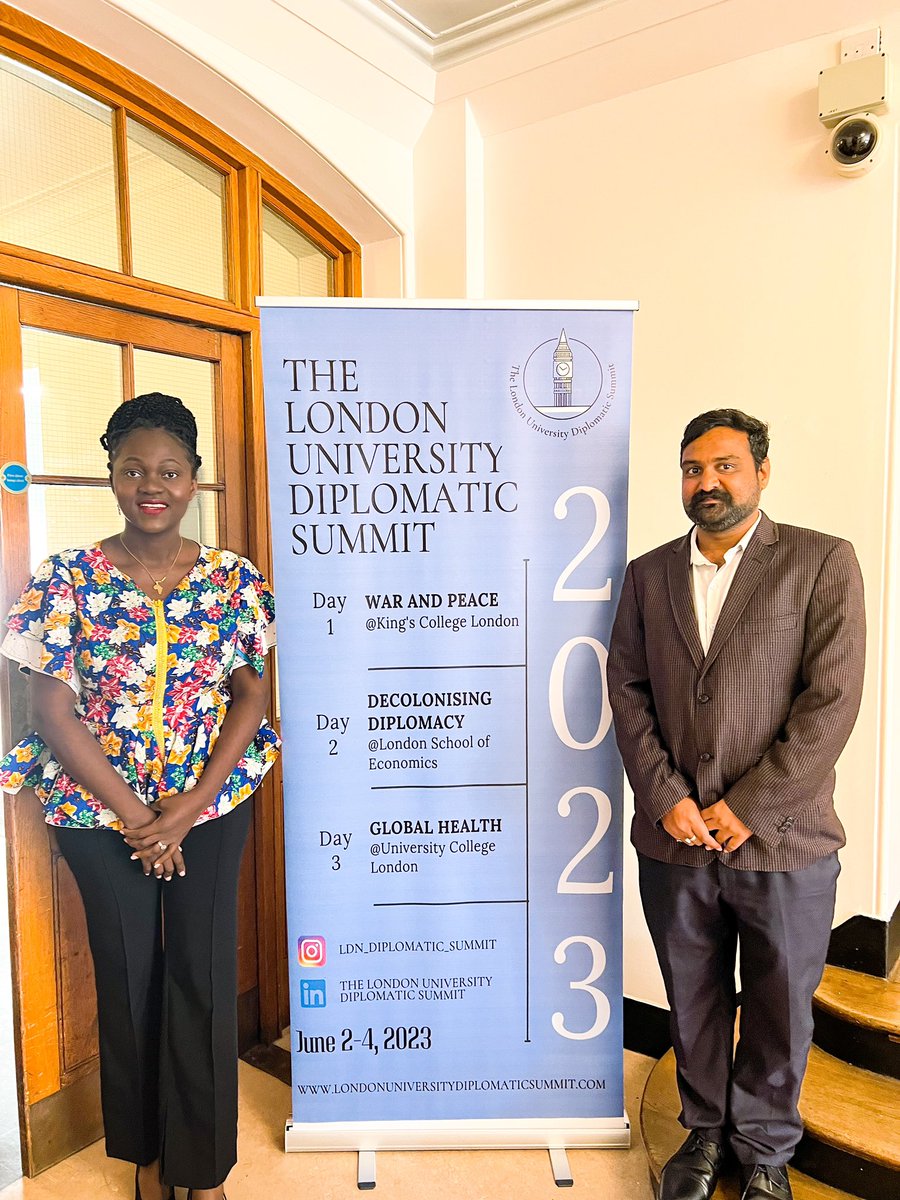 It was an insightful moment at the #GlobalHealthDay of the London University Diplomatic #Summit which brought together students and leading experts in Global Health to discuss #GlobalHealthSecurity #leadership, and #Diplomacy.
Always delighted to find myself in these spaces #WGH