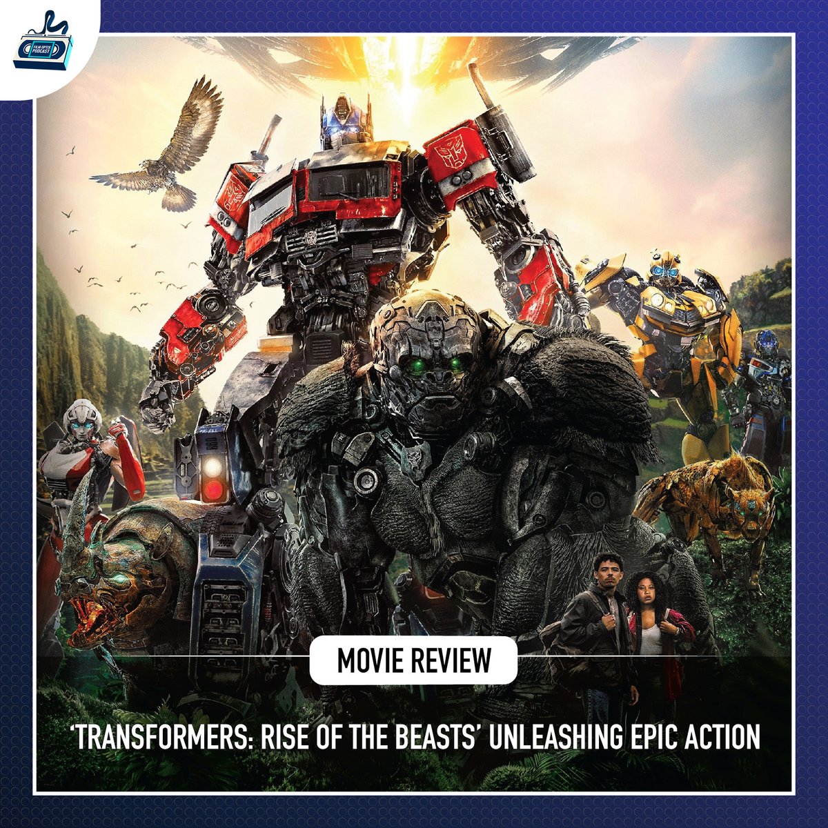 FilmOptix's tweet photo. 🚨 NEW EPISODE ALERT 🚨
Gear up for an electrifying discussion! Our SPOILER-FREE REVIEW of #TransformersRiseofTheBeasts is now live! 🤖
Click the link to listen now: https://t.co/QUMp5lbtl6
#TransformersReview #TransformersMovie #FilmTwitter #PodernFamily #PodNation https://t.co/PSPwNjsoiU