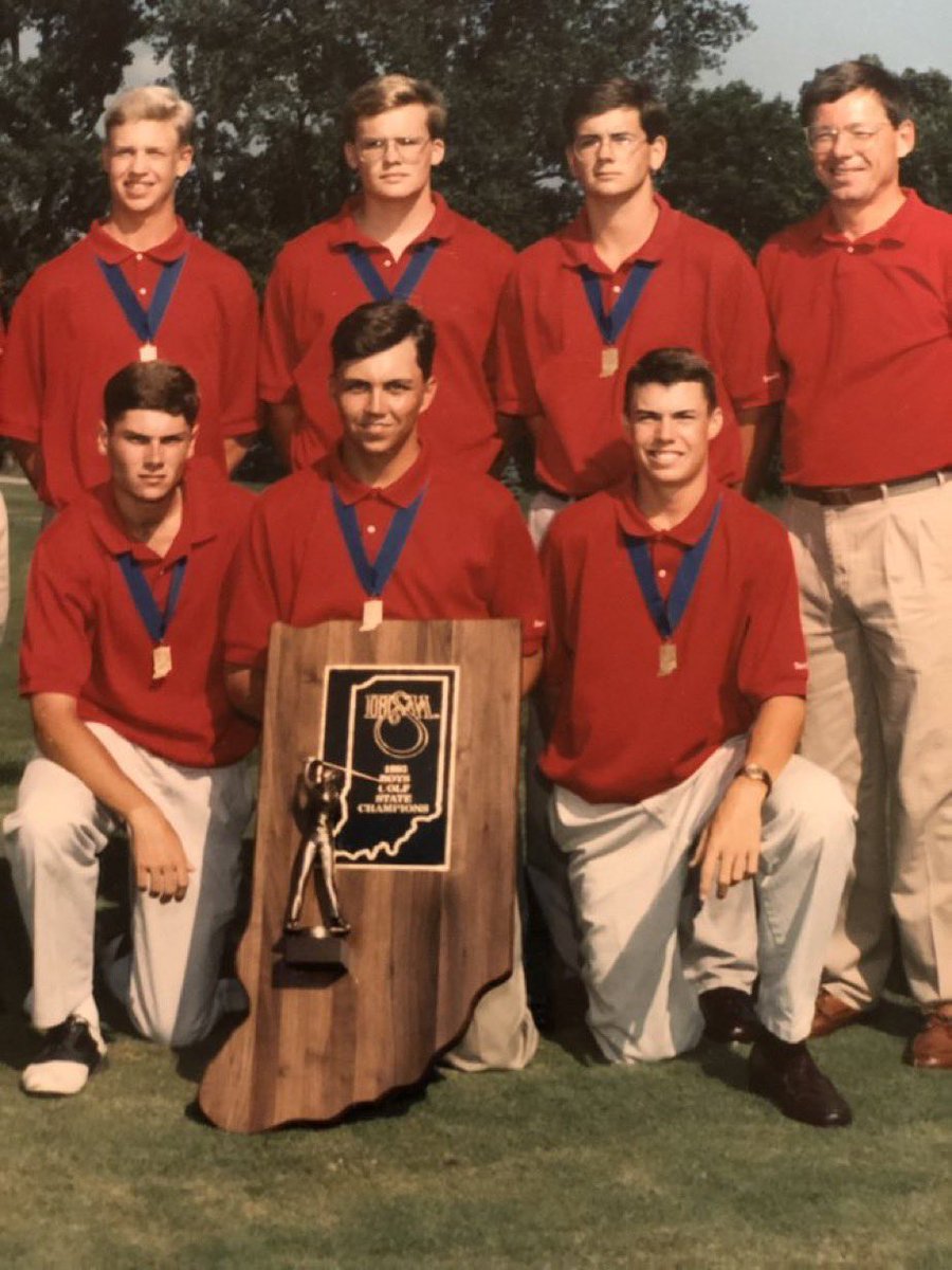 30 years ago this week the 1993 Richmond Boys golf team won the IHSAA State Championship. Roster included PGA Tour Player Bo Van Pelt and current Asst. Coach JJ Cornett. Good luck to all State Finalists this week at Prairie View. <a href="/RHSRedDevils/">Richmond Athletics</a> <a href="/indianahsgolf/">Indiana HS Golf</a>