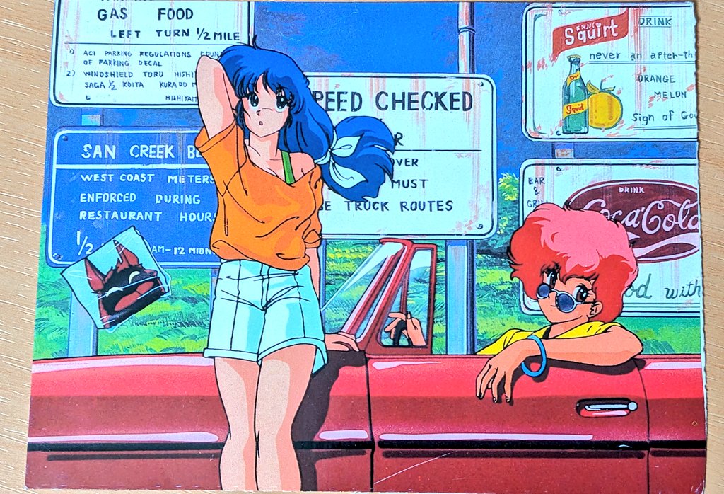 このポストカードも好き
これからの季節むけだね
#ダーティペア
#dirtypair