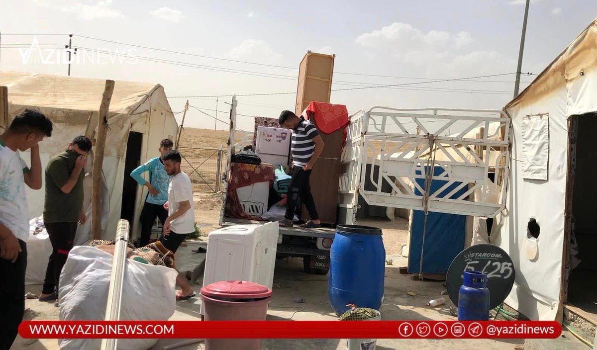Shahab4shingal's tweet photo. 94 عائلة ستطوي صفحة النزوح من مخيم شاريا للنازحين الايزيديين يوم غد، هل ستوفد الحكومة العراقية ممثل لها لاستقبال العوائل في سنجار؟ وهل سنرى محافظ نينوى في استقبالهم؟ وزيرة الهجرة والمهجرين هل ستكون متواجدة؟ نواب المكون الايزيدي في البرلمان العراقي وبقية المسؤولين؟ https://t.co/IvVEY4vrUu