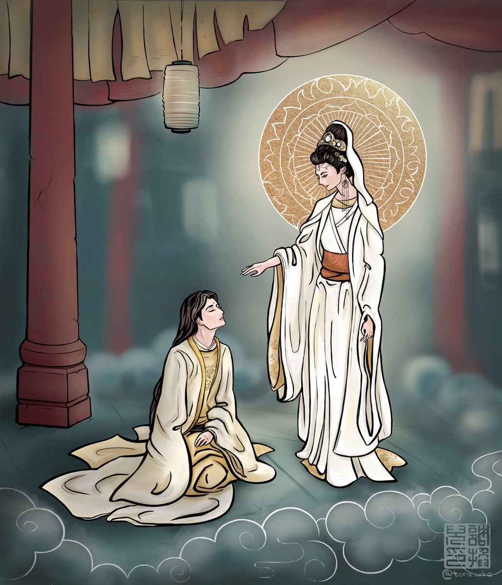 torikaeko's tweet photo. Мать и сын / Mother and son #mdzs #modaozushi #jinguangyao #mengshi #魔道祖师 #金光瑶 https://t.co/s4az3wdon9