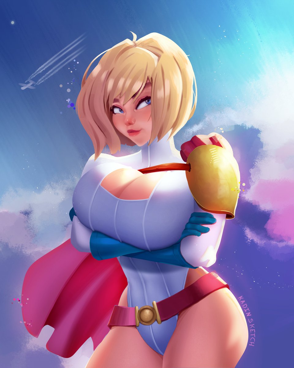 My Power Girl Superman Family fancomic was warmly received; many people messaged me saying how much they loved it. I am therefore happy to inform that we are making a sequel to The Daughter of Rao. Enjoy the Cover, created by the brilliant KadinSketch. #comics #PowerGirl