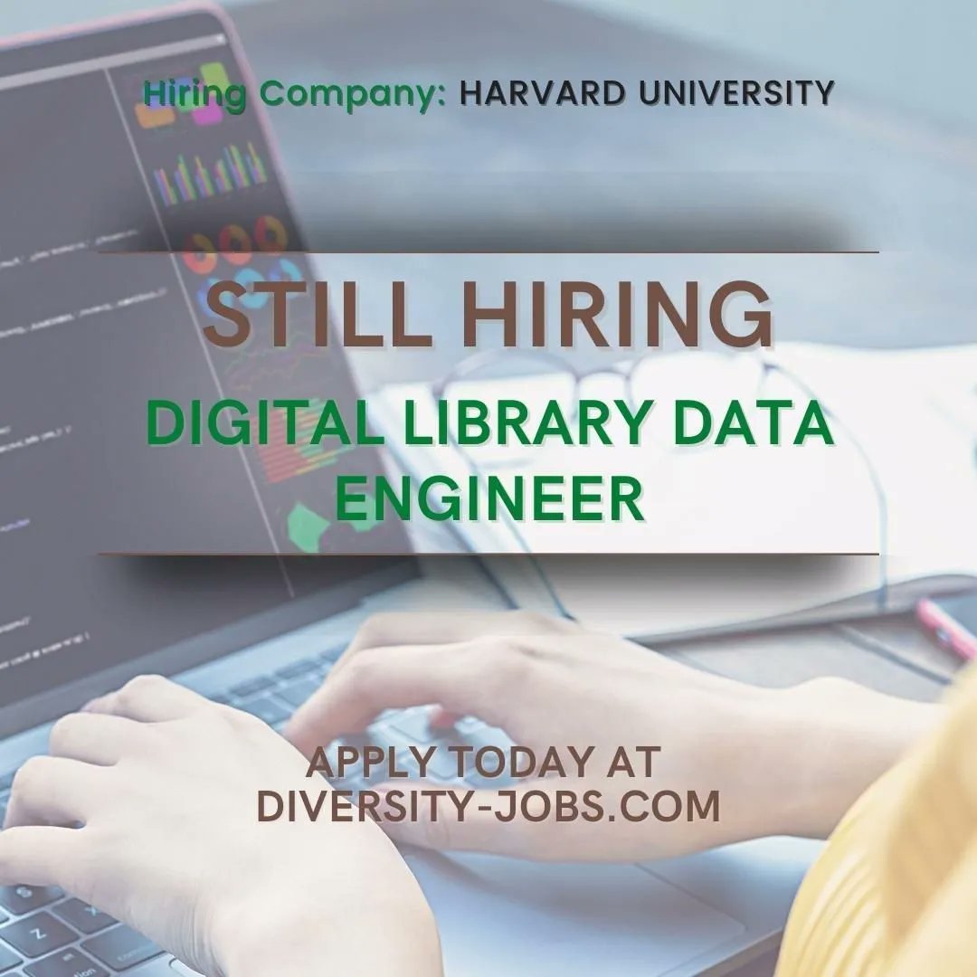 #Hiring Digital Library Data Engineer

Apply immediately!
Visit: buff.ly/459JIKT

#DataEngineer #DigitalLibrary #LibraryJobs #TechJobs #DataJobs #DataScience #DataAnalytics #jobopportunities #jobsearch #work #job #employment #jobpost #lookingforjobs #findajob #jobseekers