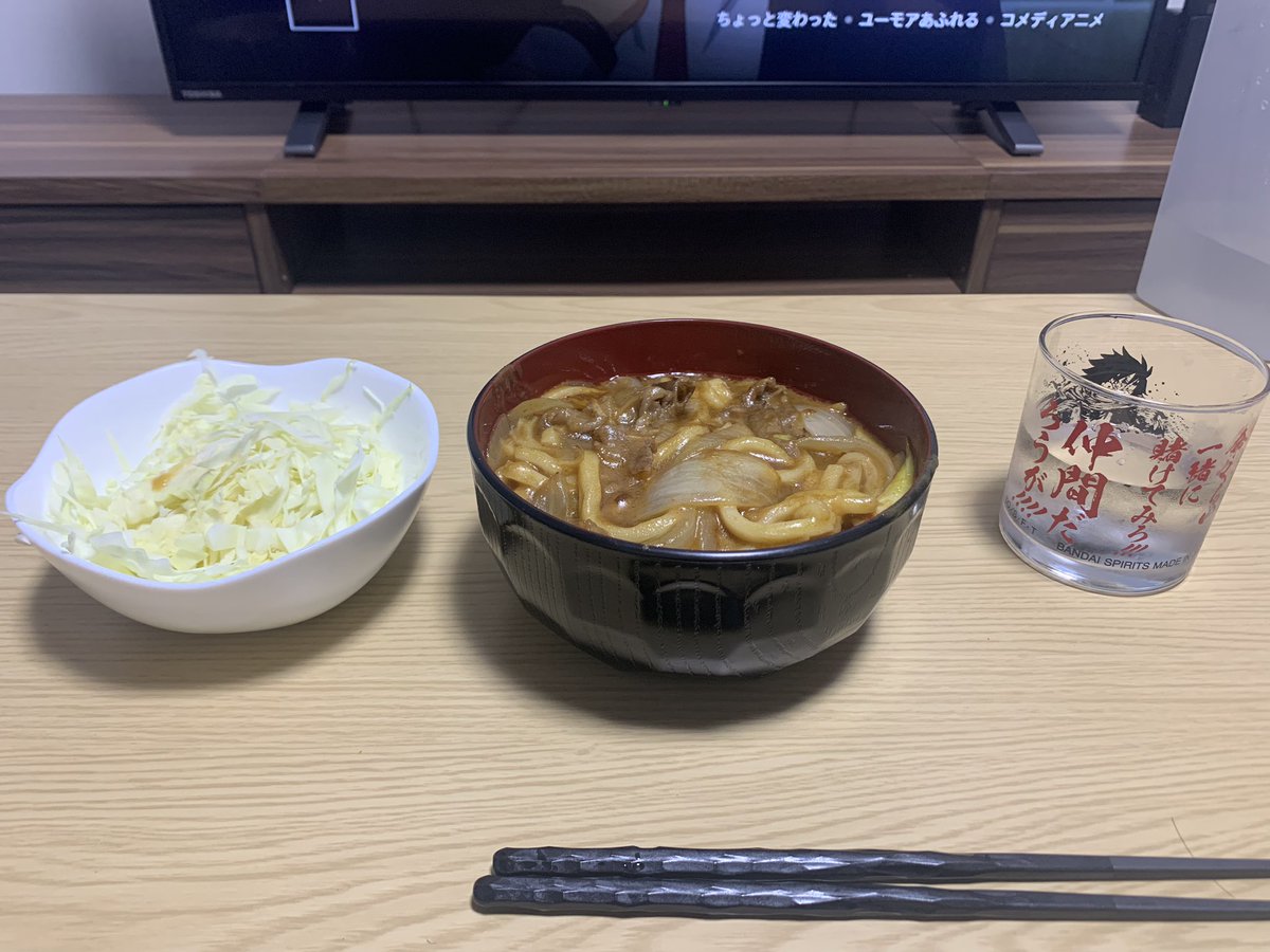 ryolivingalone's tweet photo. 今日は黒毛和牛肩ロースを使ってカレーうどんを作った😃
時間なかったから適当に具材ぶっ込んだ😂
明日こそはちゃんとレシピみて料理したい🍳
#一人暮らし https://t.co/9HXrNEfrrL
