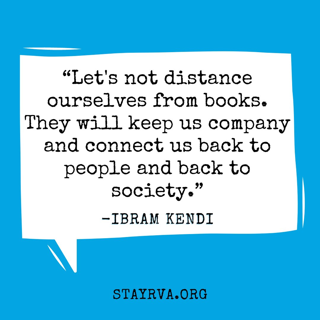 “Let's not distance ourselves from books.'📚

#STAYRVA #IbramKendi #IbramKendiQuotes
#MotivationMonday #MotivationalMonday
#InspirationalQuotes #WeAreRPS