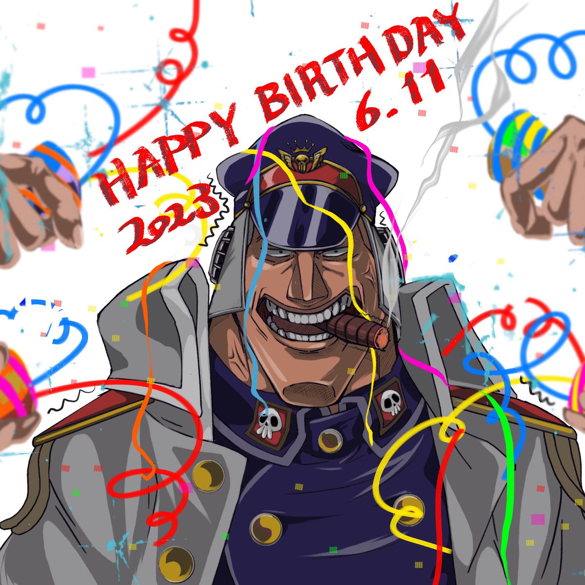 シリュウ船長誕生日おめでとうございます❗️🎊