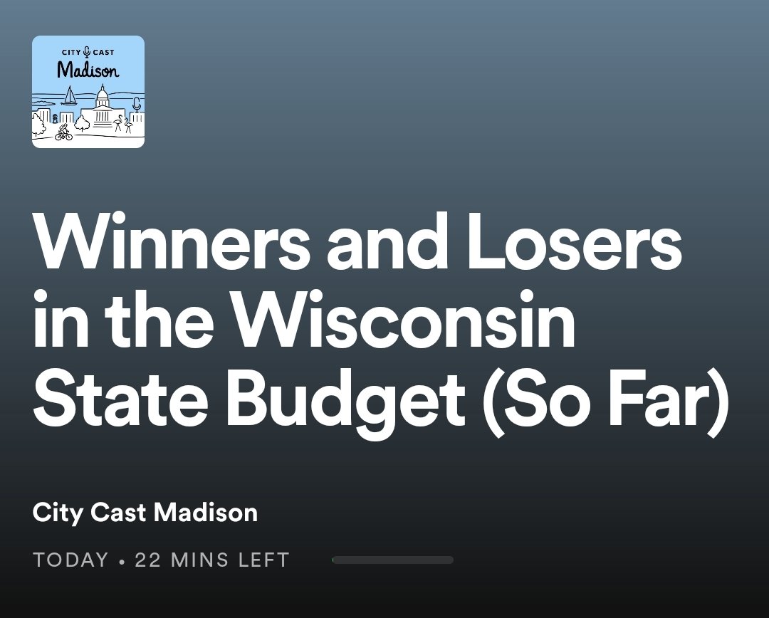 🎙 <a href="/telldylan/">Dylan Brogan</a> talks with @wispolitics Editor <a href="/jrrosswrites/">JR Ross</a> about what deals have been hammered out with the #Wisconsin #budget, what has yet to be worked out, and what this all means for Madison. open.spotify.com/episode/7Bt5bt…