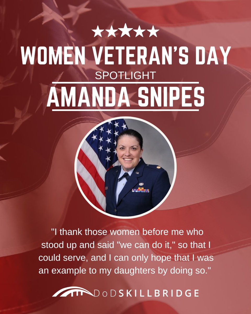 leafhomeco's tweet photo. On Women Veterans Day, we proudly highlight Amanda Snipes, a remarkable individual and former Major in the US Air Force. Let’s honor and celebrate Amanda and all the remarkable female veterans who defend our freedom. #WomenVeteransDay https://t.co/bCBj6ZyNbw