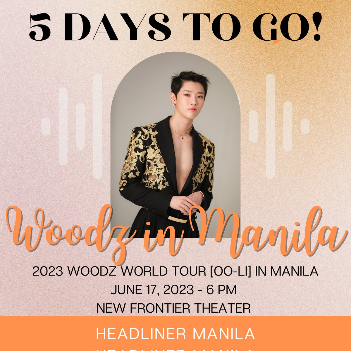 🪵 #WOODZ father owned a restaurant here in the Philippines. ☺️

What is your favorite WOODZ song?🤔

WOODZ in Manila tickets are still available via TicketNet ☺️

Event by: @pulpliveworld 
---
#WOODZinMNL #WOODZ_WORLD_TOUR