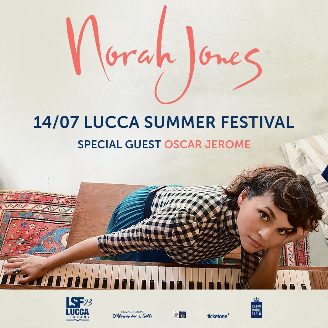 Oscar Jerome (@oscjerome) on Twitter photo ITALY! I’m opening for the one and only <a href="/NorahJones/">Norah Jones</a> in Lucca on July 14th ✨
<a href="/LuccaSummerFest/">LuccaSummerFestival</a> 🇮🇹 ITALY! I’m opening for the one and only <a href="/NorahJones/">Norah Jones</a> in Lucca on July 14th ✨
<a href="/LuccaSummerFest/">LuccaSummerFestival</a> 🇮🇹