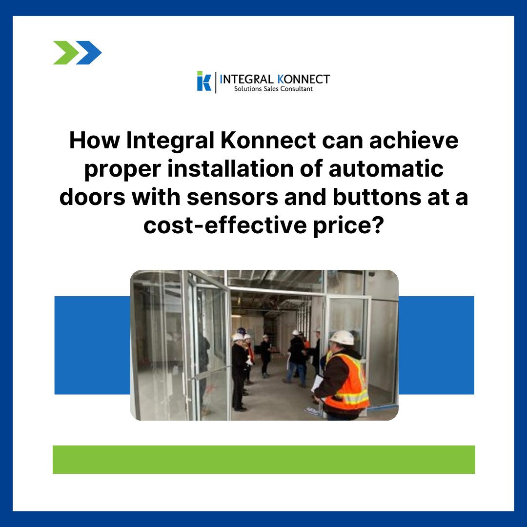 IntegralKonnect's tweet photo. How Integral Konnect can achieve proper installation of automatic doors with sensors and buttons at a cost-effective price?

#accessibility #costefficiency #accessibilityforall #inclusivedesign #automaticdoors #disabilityrights https://t.co/LTexgcYWCn