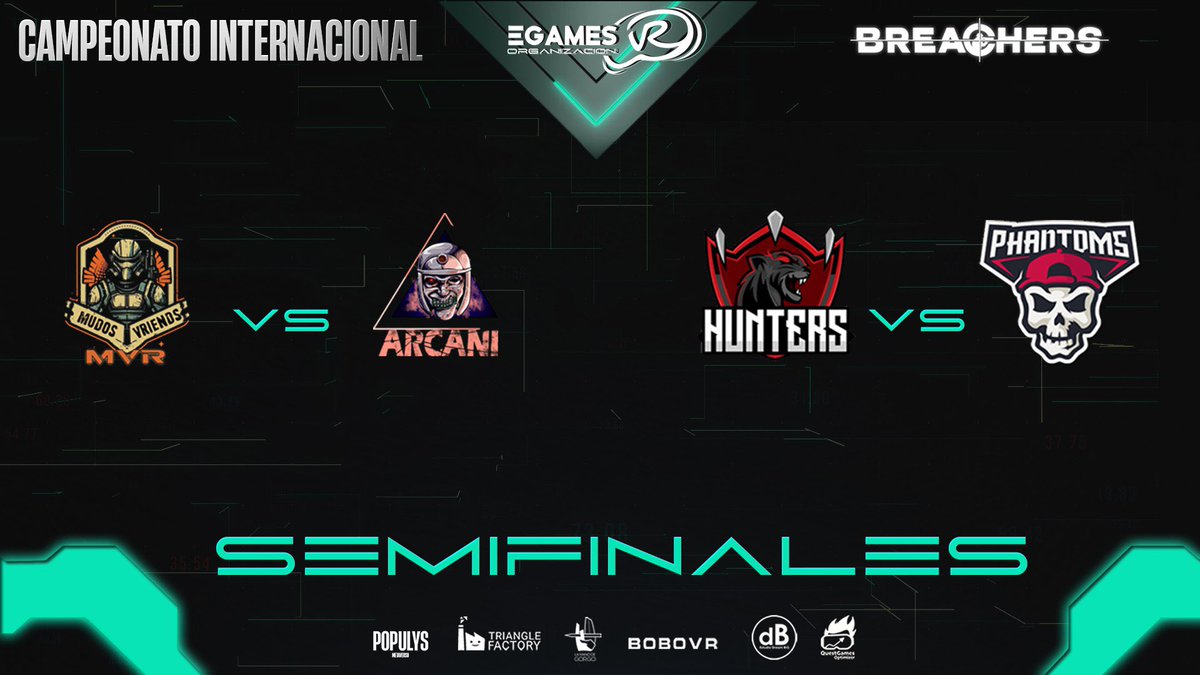 eGamesVR's tweet photo. ‼️SEMIFINALES‼️

✅Esta semana os informaremos de los horarios

✅Podéis ver la jornada final donde se decidió todo en nuestro #twitch
https://t.co/HBi1qn00vj

ℹ️Sponsors:
@BreachersVR
@trianglefactory
@bobovr_official 
@SamuelHdouin1 
La Mano de Gorgo
EstudioDreamBig
Populys https://t.co/MuNcqRXd7O