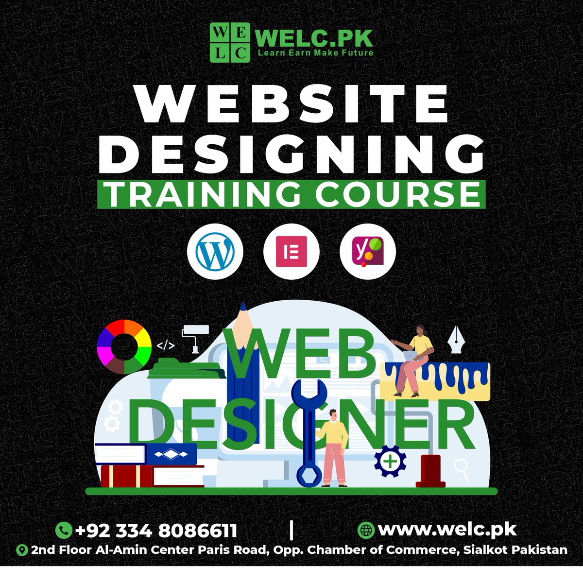 Welc_pk's tweet image. "Unlock the World of Web Design with Web Excels Learning Center: Empowering You to Create Stunning Websites!"
#WebsiteDesignTraining #WebDesignCourse #WebDevelopmentSkills #LearnWebDesign #DesignTraining #WebDesignSkills #BuildWebsites #WebExcelsLearning #CreativeDesign