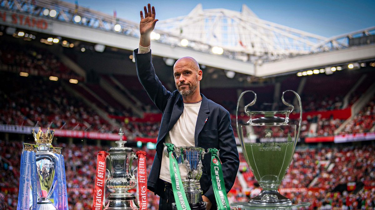 UTDFavster's tweet photo. I will be there no matter what. The Quadruple is coming home next season. Setting another record with our bald manager. #ETH4 https://t.co/dKWnT1JlLQ