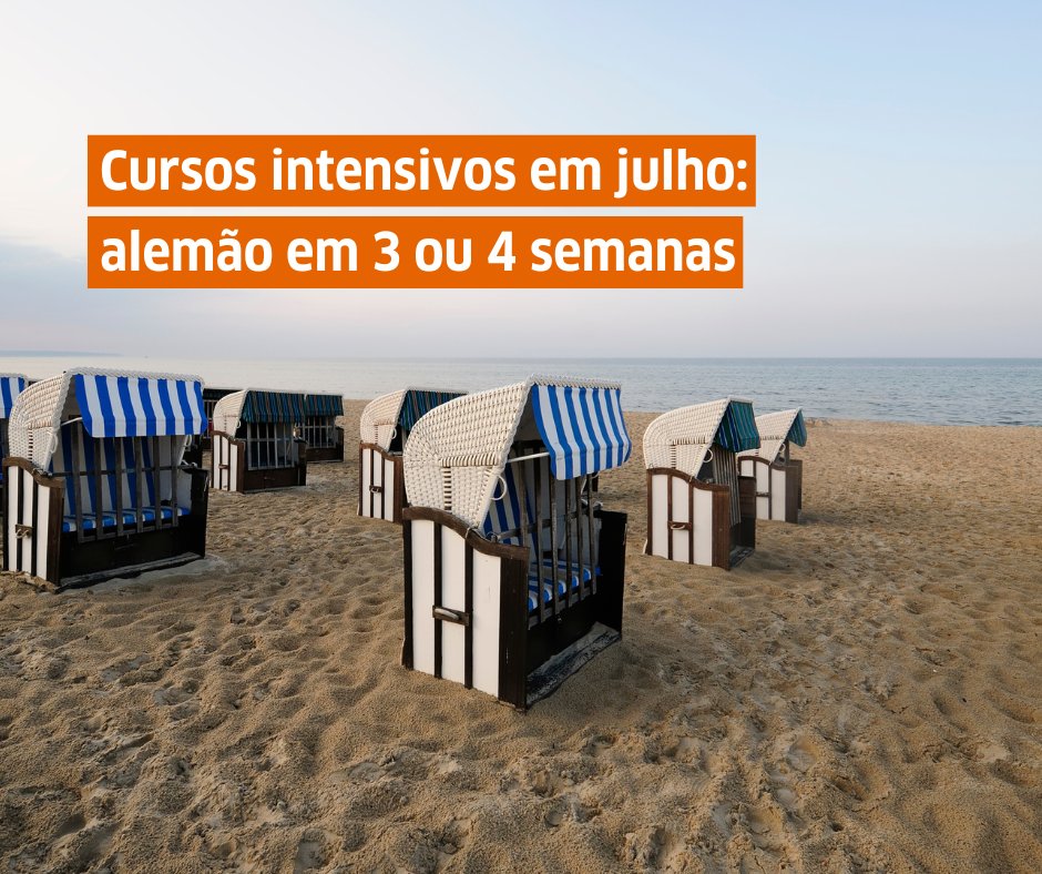 Aprenda alemão este verão e dê um salto na sua jornada linguística! As inscrições para os cursos intensivos de verão decorrem até 29.06. Garanta já o seu lugar.
📷 1 nível em apenas 3 ou 4 semanas
📷 Níveis A1.1 ao B1.3
📷 Turma para jovens
Inscrições: cutt.ly/Gwe3lBG9