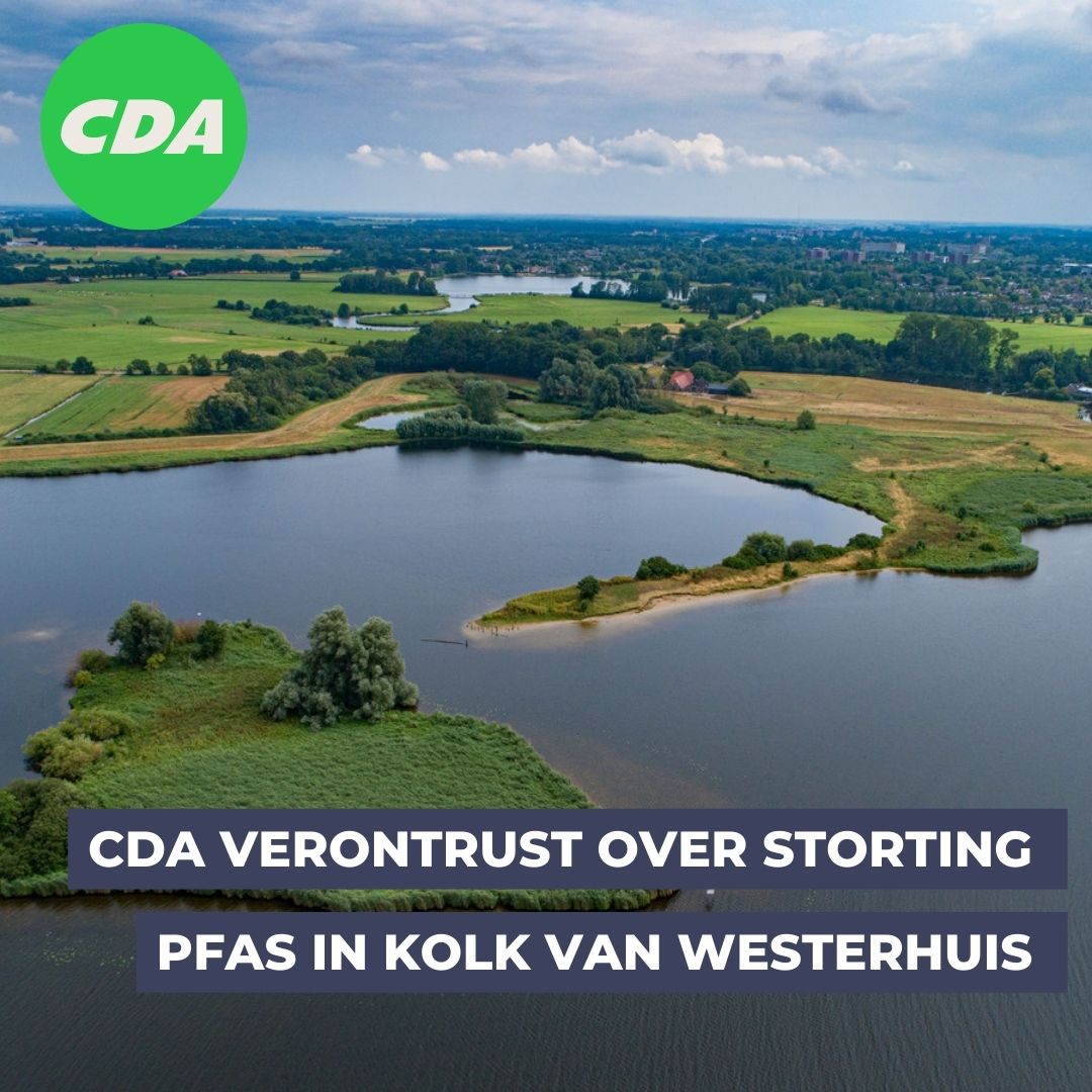 De CDA-fracties van Zwartewaterland en <a href="/CDAZwolle/">CDA Zwolle</a> 
zijn verontrust over de mogelijke storting van PFAS in de Kolk van Westerhuis tussen Hasselt en Zwolle. Het effect wat dit zal hebben op de volksgezondheid is nog onduidelijk, daarom stellen we vragen aan het college.