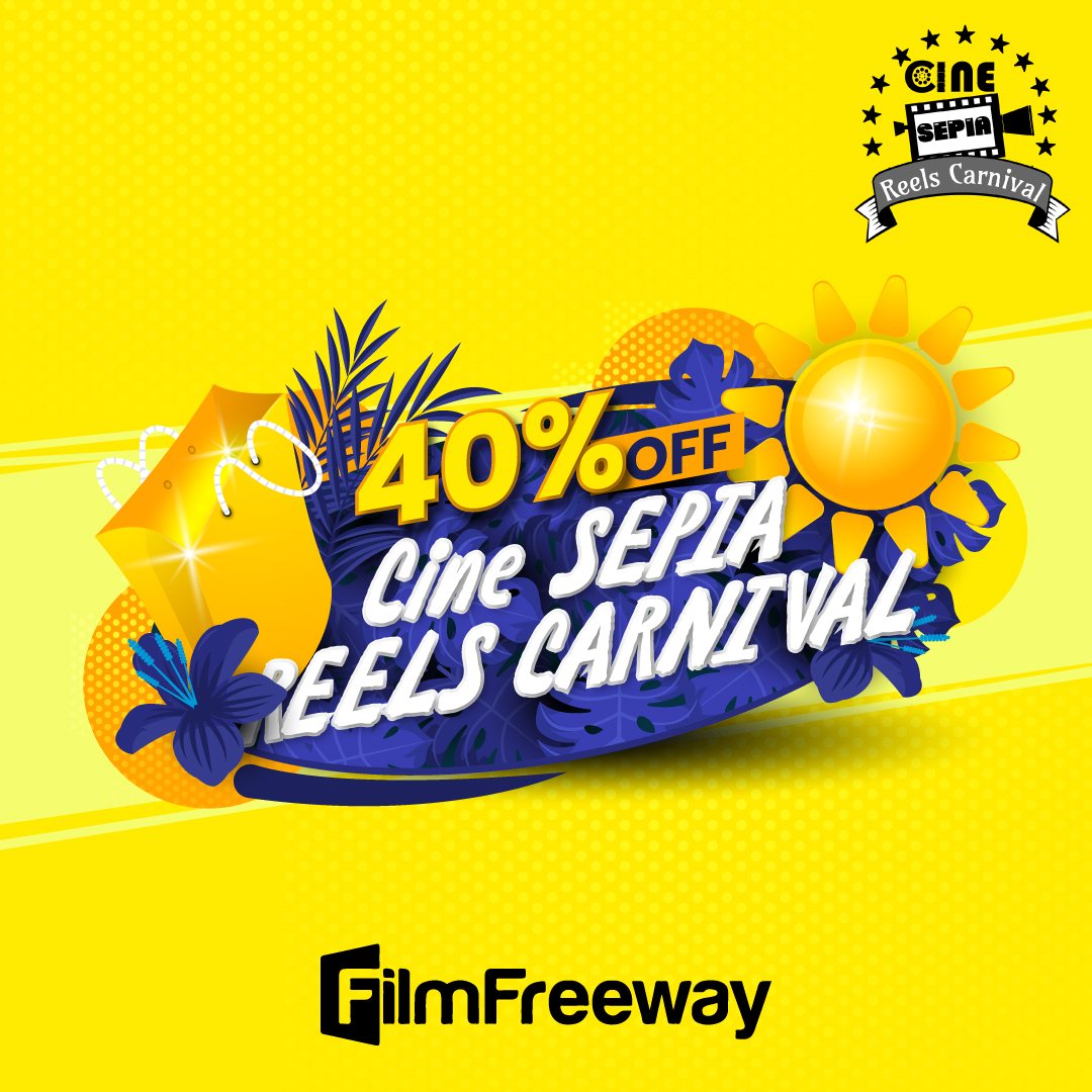 Cine Sepia Reels Carnival is here to welcome all of you to participate in our celebration of cinema and creation. Share the stage with us by sharing your work at our festival.  40% Discount Code-3CSRC40 Submission Link- filmfreeway.com/CineSepiaReels…