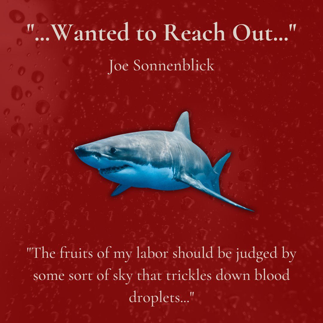 "You need to be reminded of barbarity and the outer reaches of deviance."

Read Joe Sonnenblick's haunting poem in full here, alongside the work of six other creatives: delicatefriend.com/current-issue