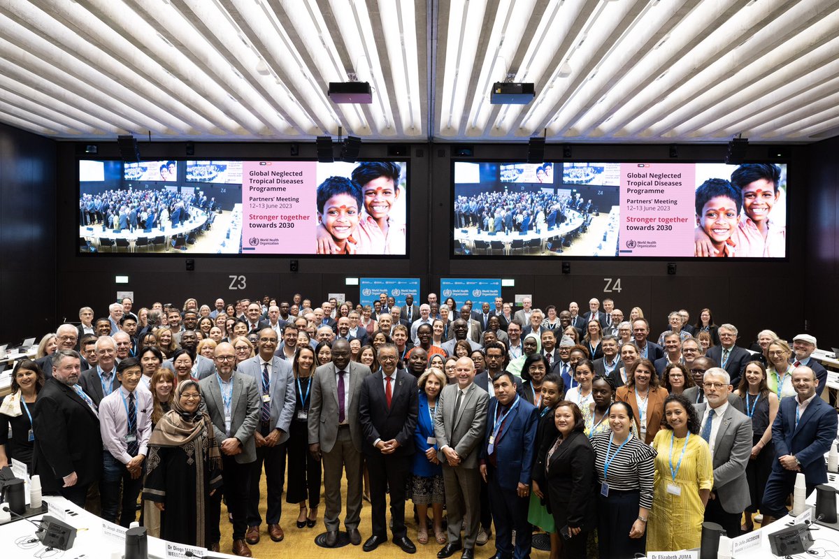 Stronger together towards ending Neglected Tropical Diseases #StrongerTogether #EndNTDs #WHO