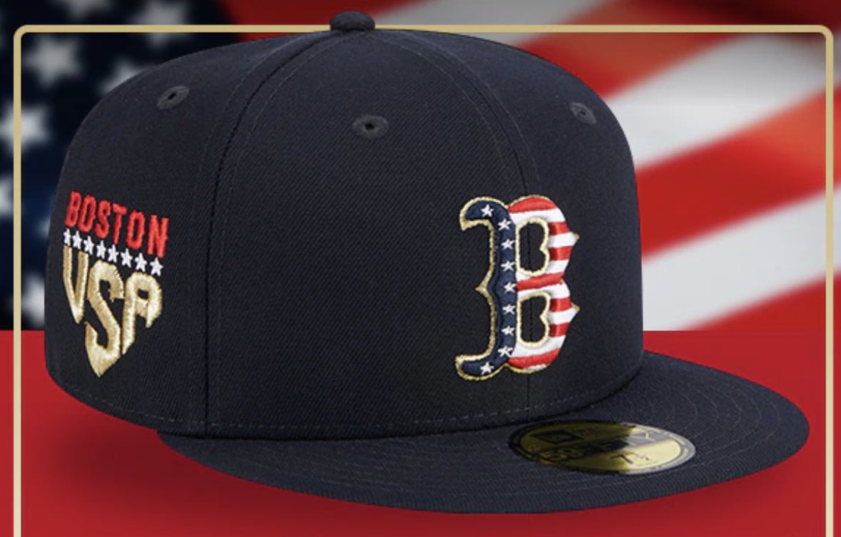 Boston Strong on X: 2023 Boston Red Sox 4th of July Hat