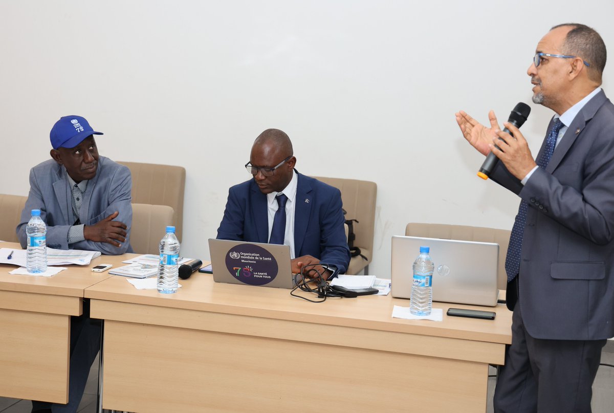 OMS_Mauritanie's tweet photo. Gouvernement🇲🇷, sociétés savantes, entreprises et société civile : tous unis contre les Maladies Non Transmissibles #MNT. Sensibilisation, dépistage précoce, traitements efficaces et réglementations sont essentiels pour prévenir ces décès évitables #CSU @OMS_Afrique @MSMauritanie https://t.co/vUwMus2ezR