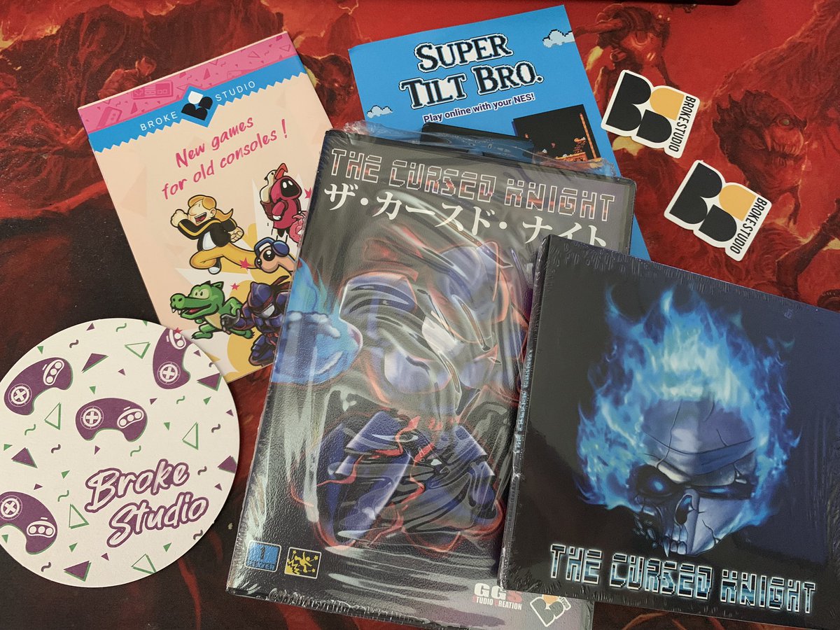 PassThePlunger_'s tweet photo. Oh so this just arrived!
The Cursed Knight by @Broke_Studio Should I make a video of me unboxing this for my YouTube channel?
#TheCursedKnight #MegaDrive #Retro #Sega https://t.co/c8n4lnjGqu
