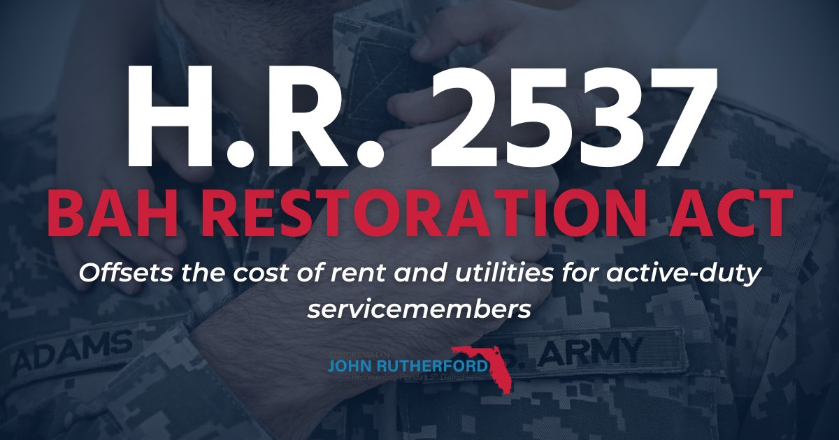 Rep. John Rutherford on Twitter "I have been committed to ensuring our